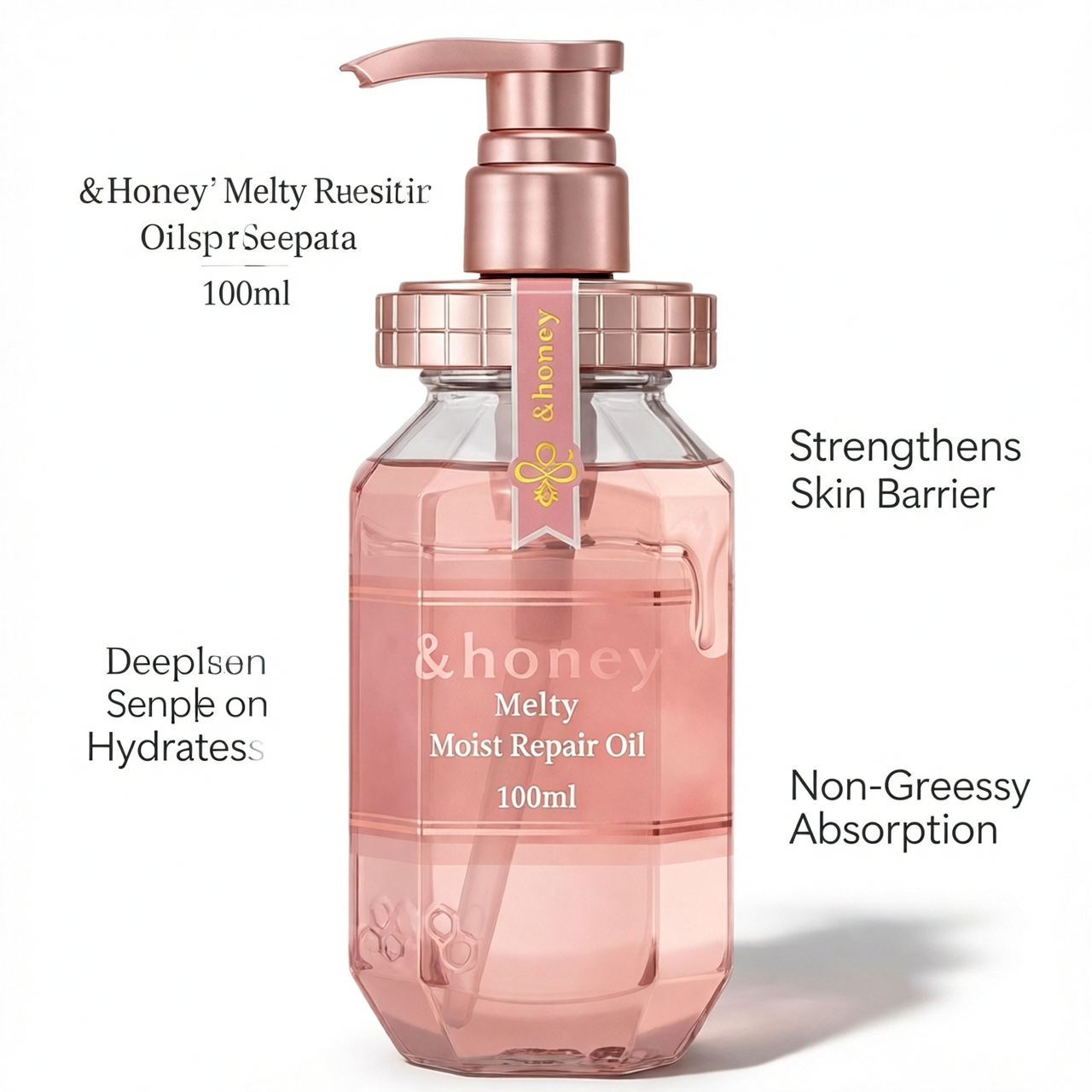 &Honey Melty Moist Repair Oil 100ml