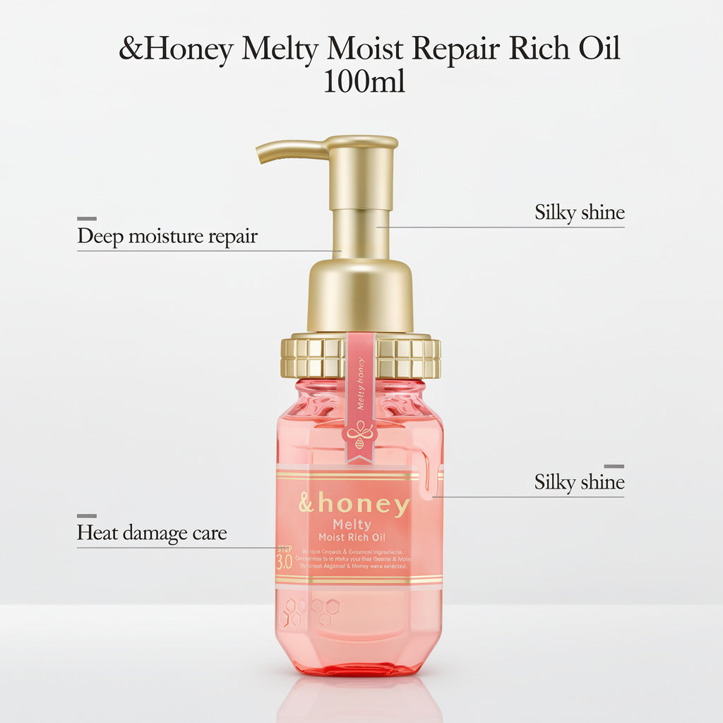 &Honey Melty Moist Repair Rich Oil 100ml