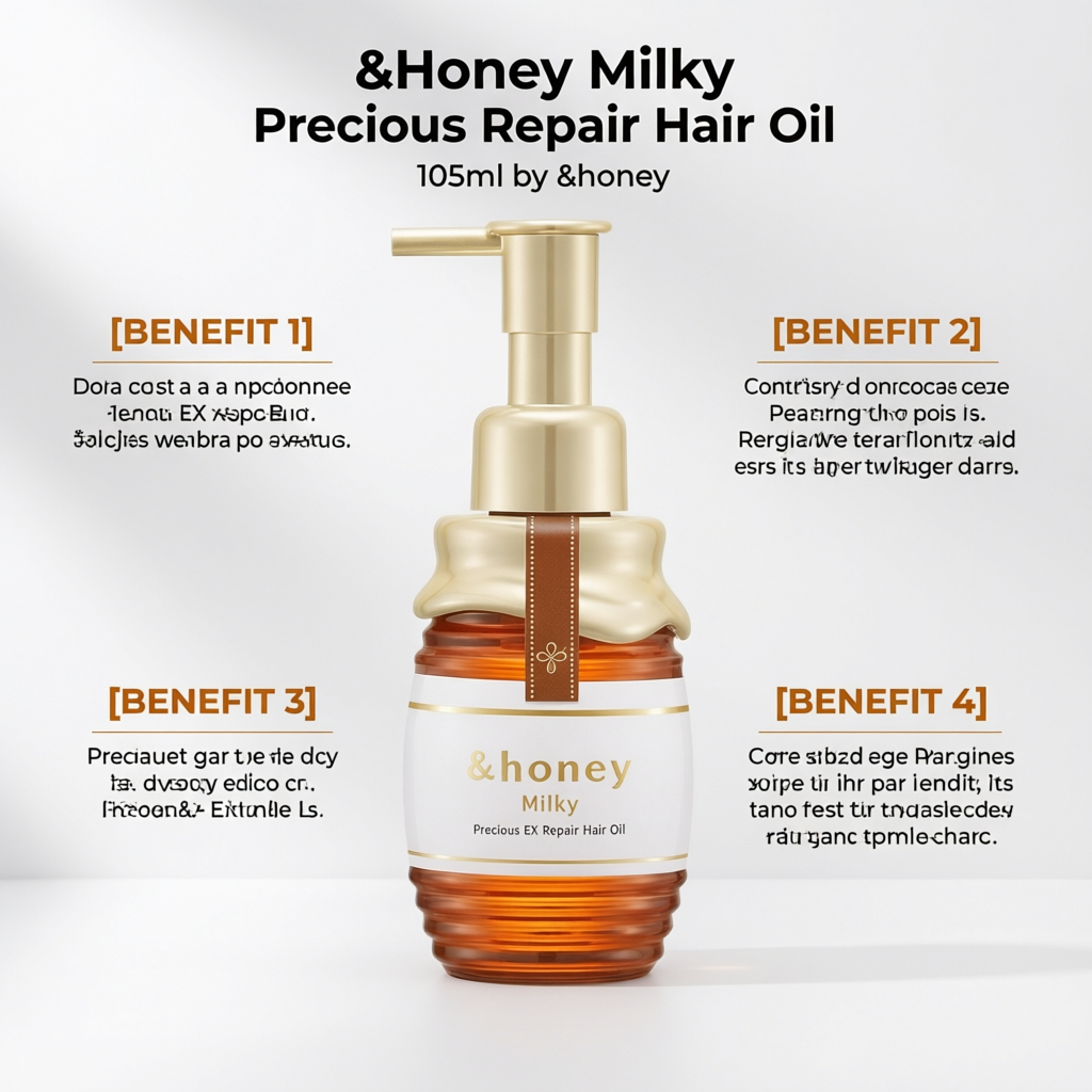 &Honey Milky Precious Repair Hair Oil 105ml