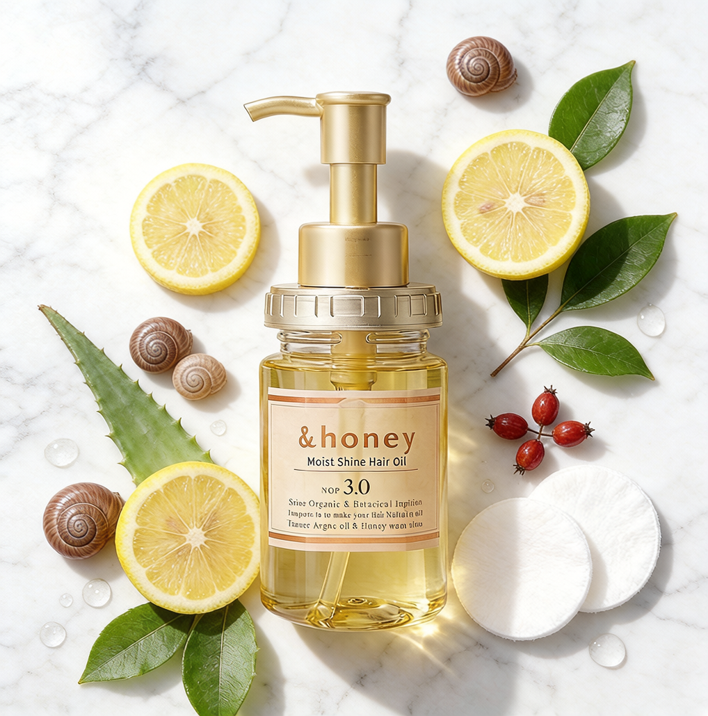 &Honey Moist Shine Hair Oil 100ml