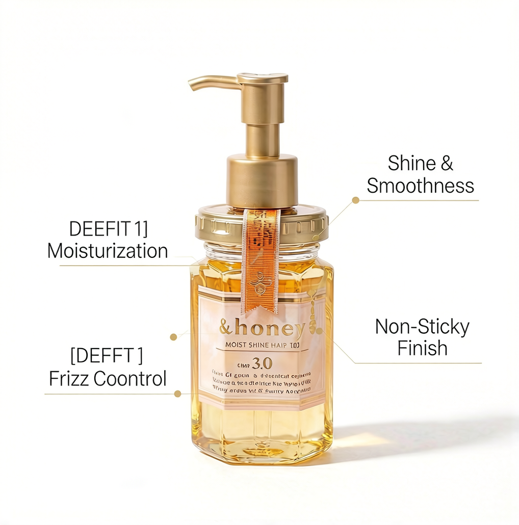 &Honey Moist Shine Hair Oil 100ml