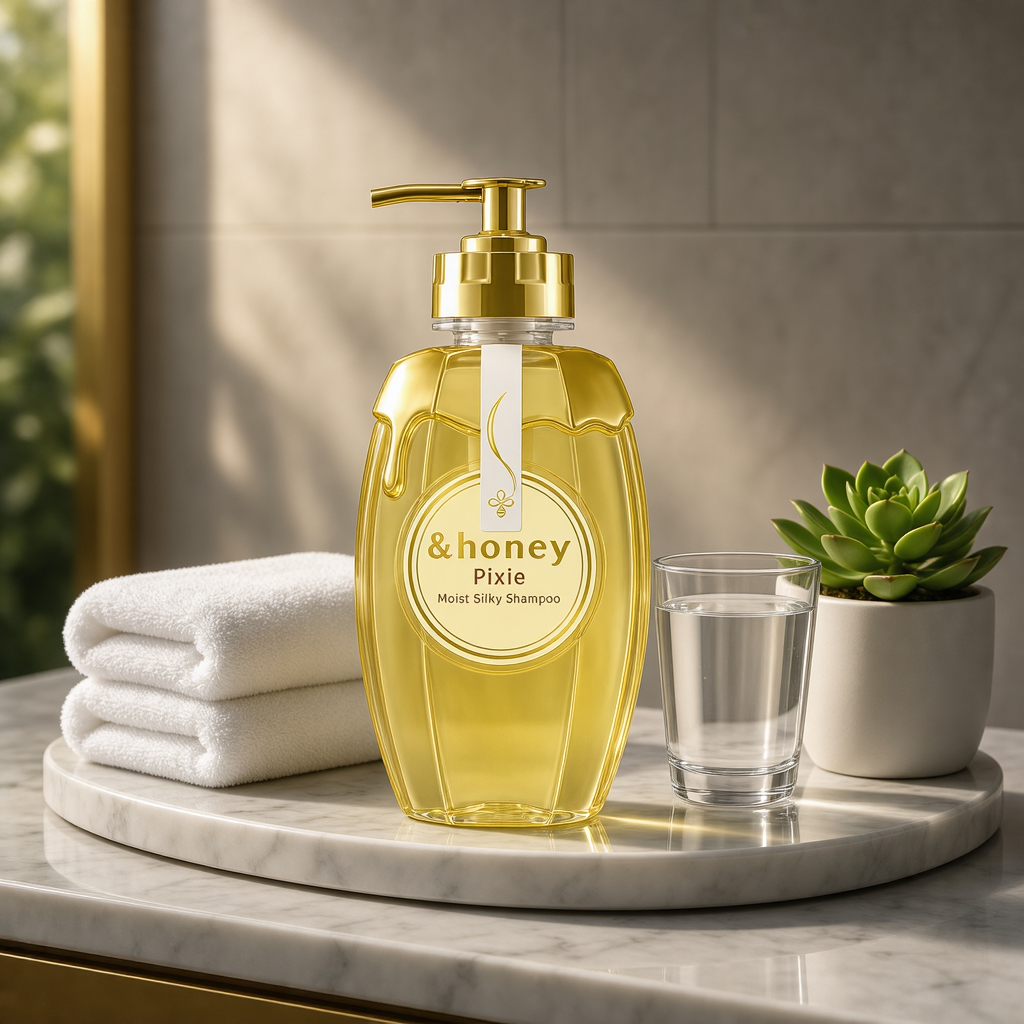 &Honey Pixie Moist Silky Shampoo 440ml