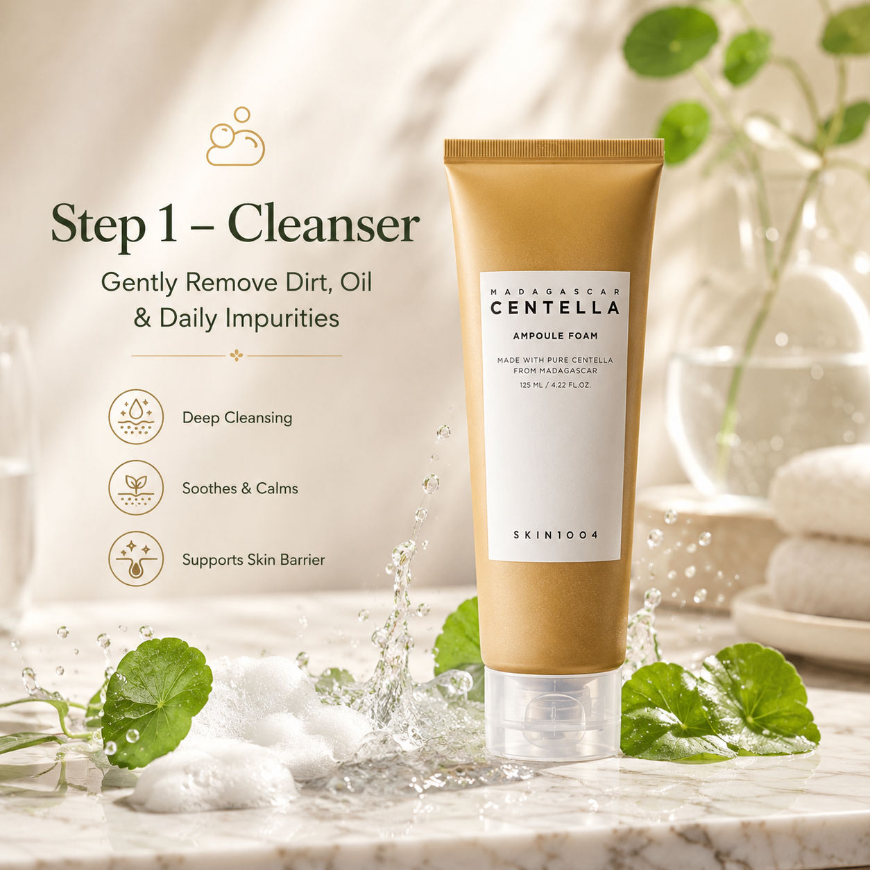 SKIN1004 & Medicube Hydration & Skin Barrier Kit – 5 Step Routine