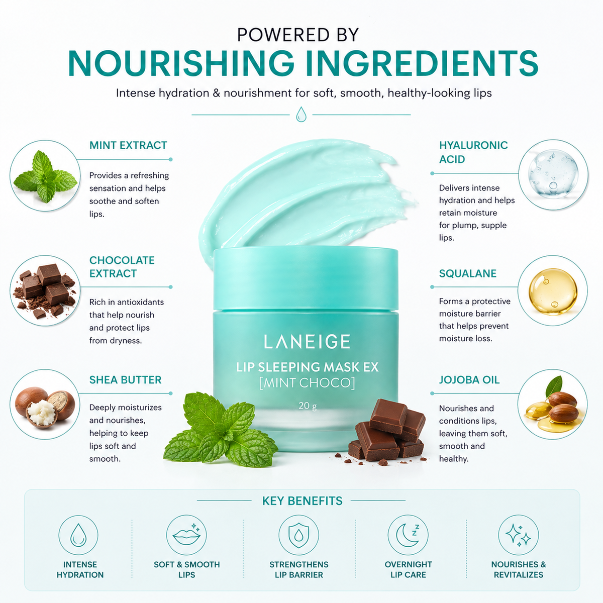 LANEIGE Lip Sleeping Mask EX Mint Choco 20g