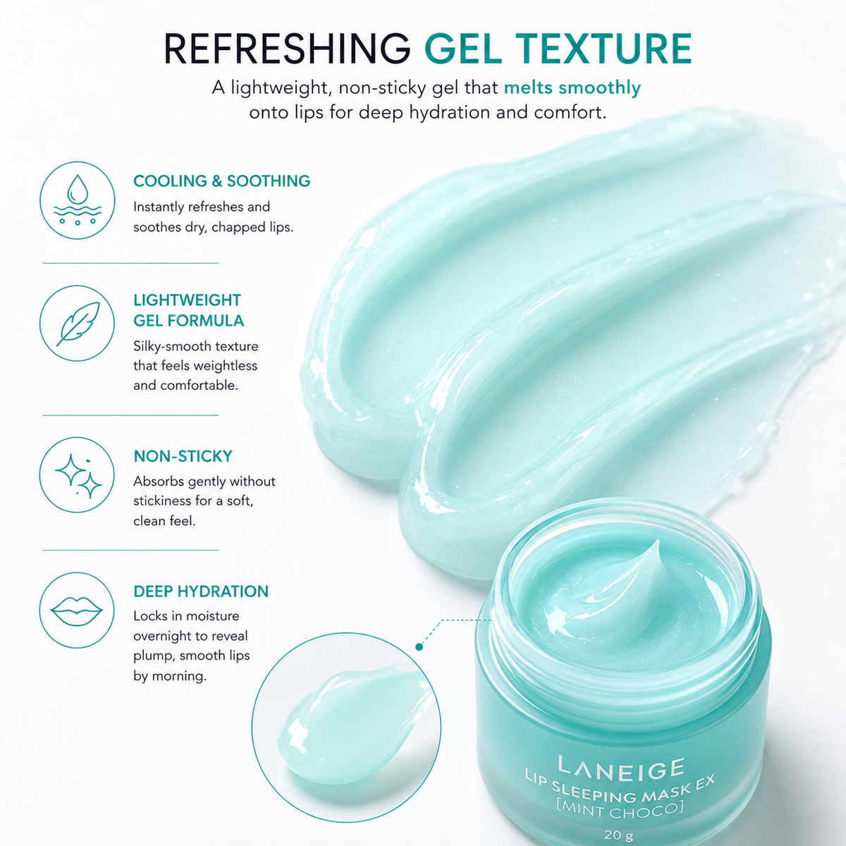 LANEIGE Lip Sleeping Mask EX Mint Choco 20g