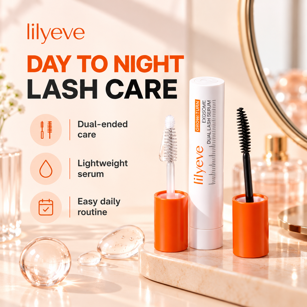 LILYEVE GROW Exosome Dual Lash Serum 8ml