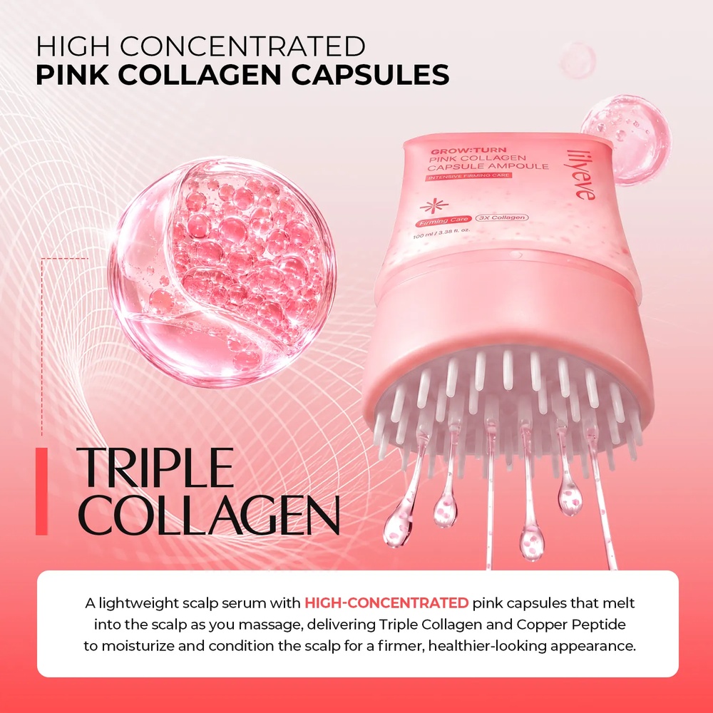 LILYEVE GROW Pink Collagen Capsule Ampoule 100ml