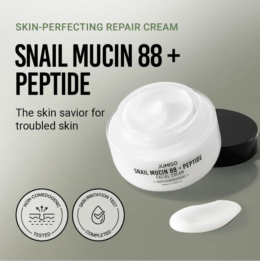 Second Chance Jumiso Snail Mucin 88 + Peptide Facial Cream Mini 30ml