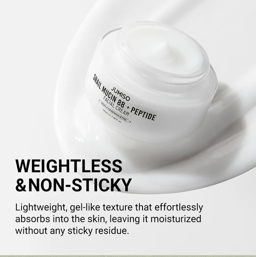 Second Chance Jumiso Snail Mucin 88 + Peptide Facial Cream Mini 30ml