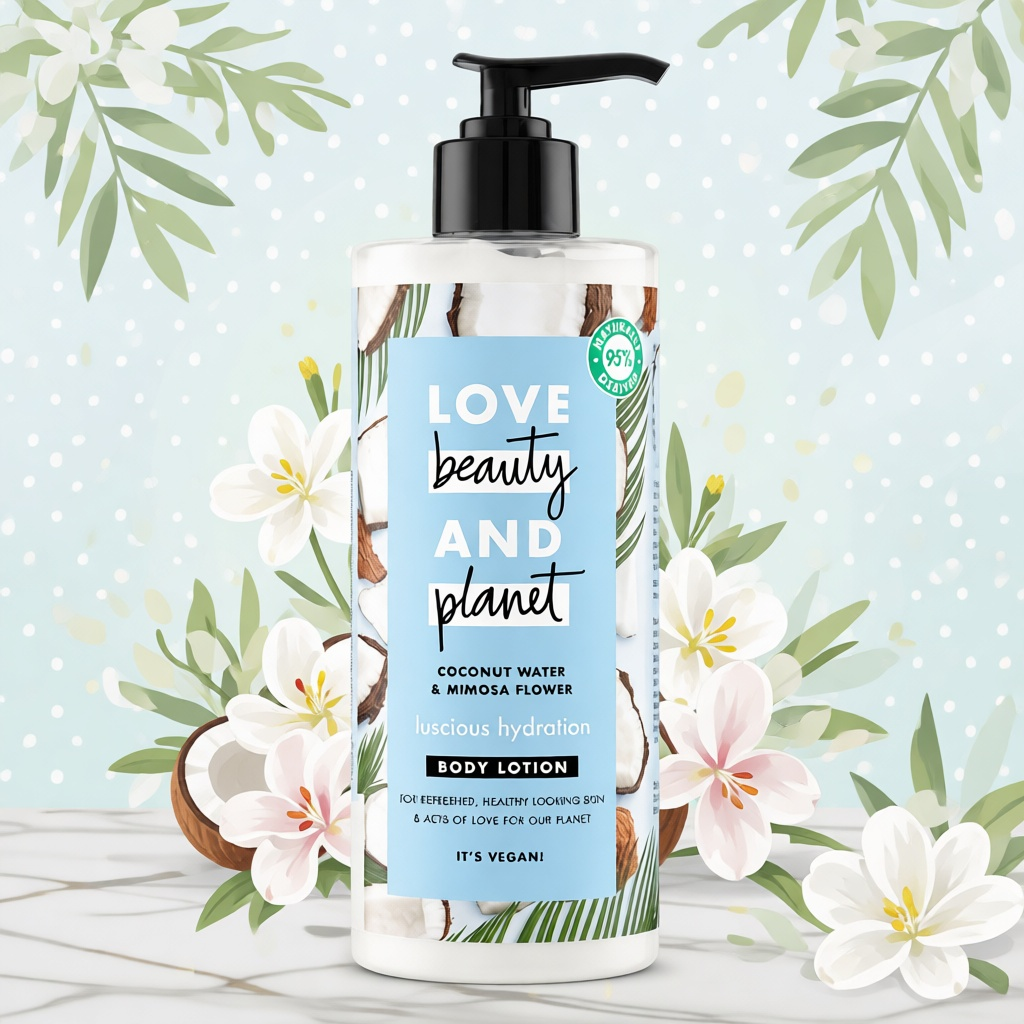 Love Beauty and Planet Luscious Hydration Body Lotion Coconut Water & Mimosa Flower 400ml