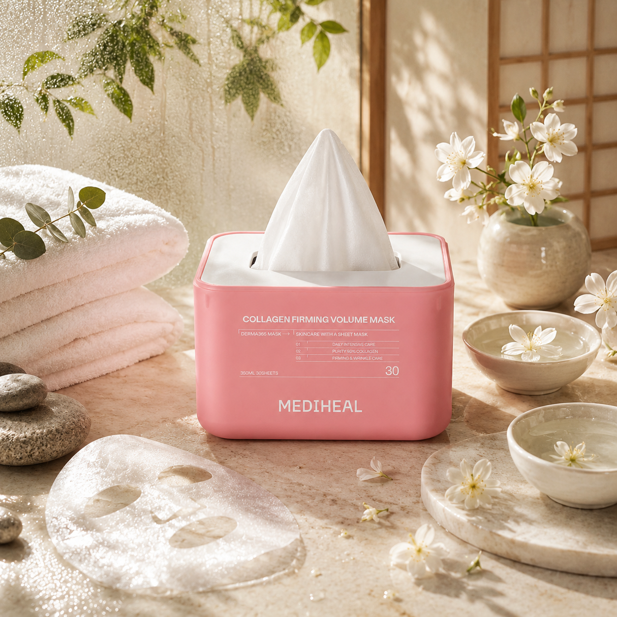 MEDIHEAL Derma 365 Mask Collagen (30 Sheets)