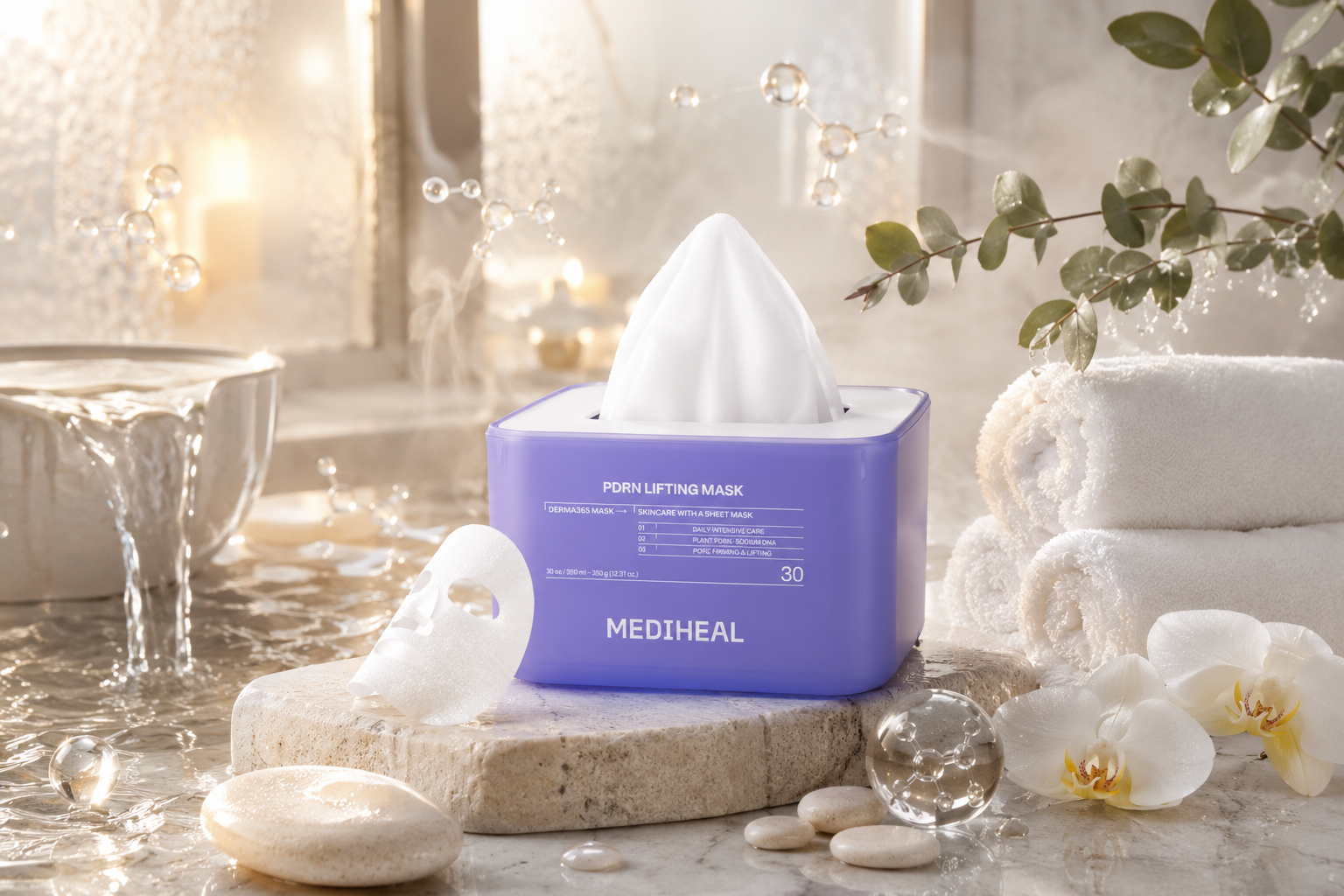 MEDIHEAL Derma 365 Mask PDRN (30 Sheets)