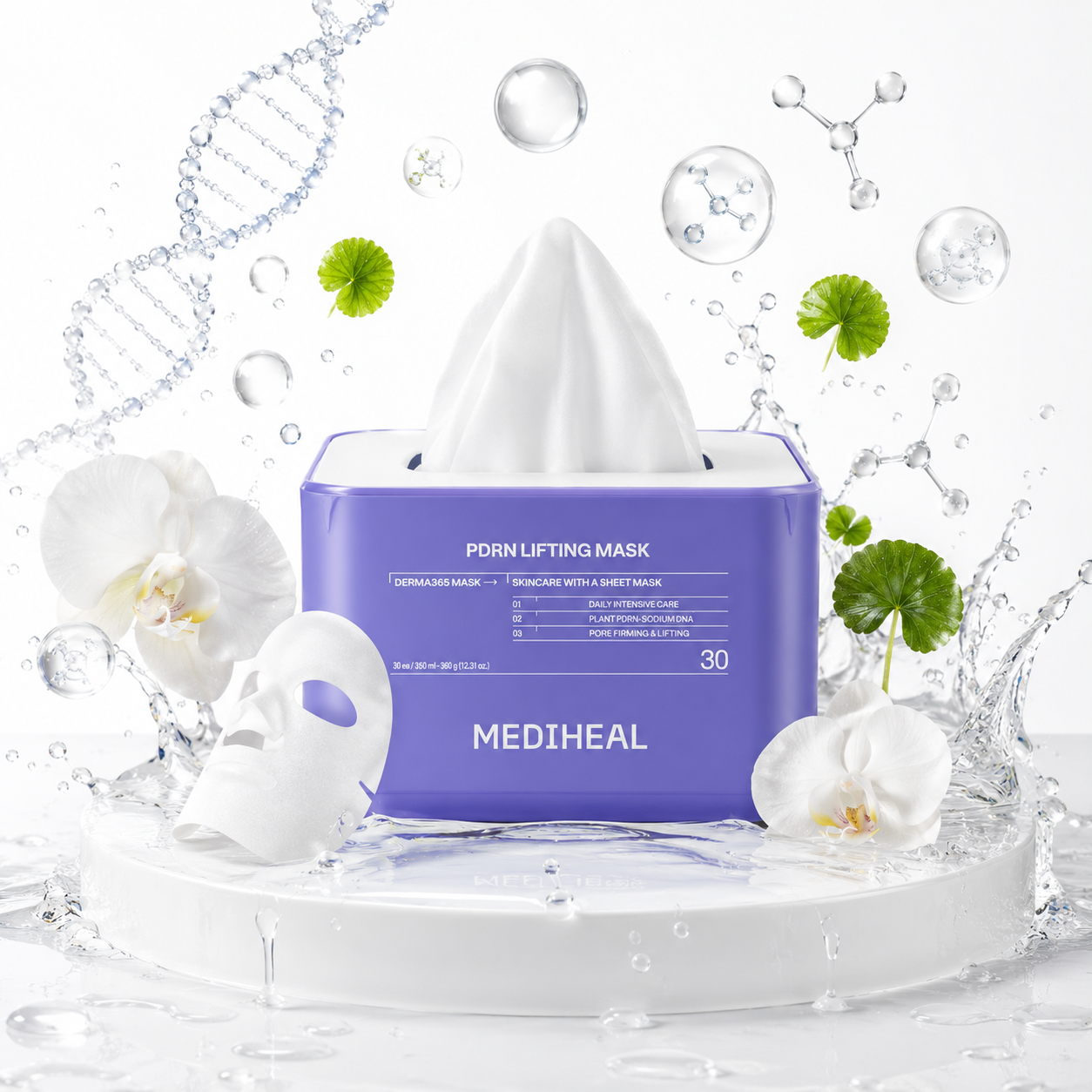 MEDIHEAL Derma 365 Mask PDRN (30 Sheets)