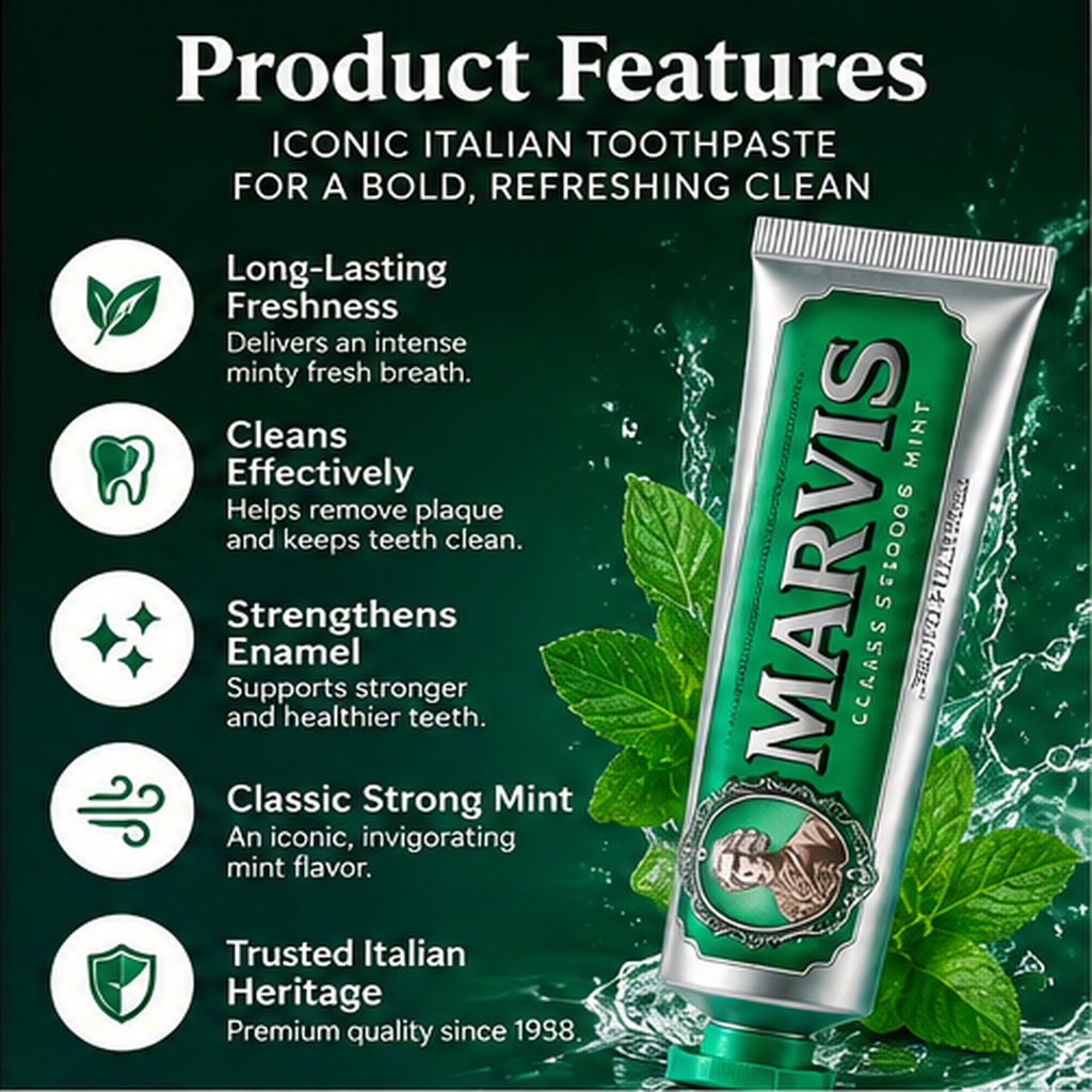 Marvis Classic Strong Mint Toothpaste 25ml