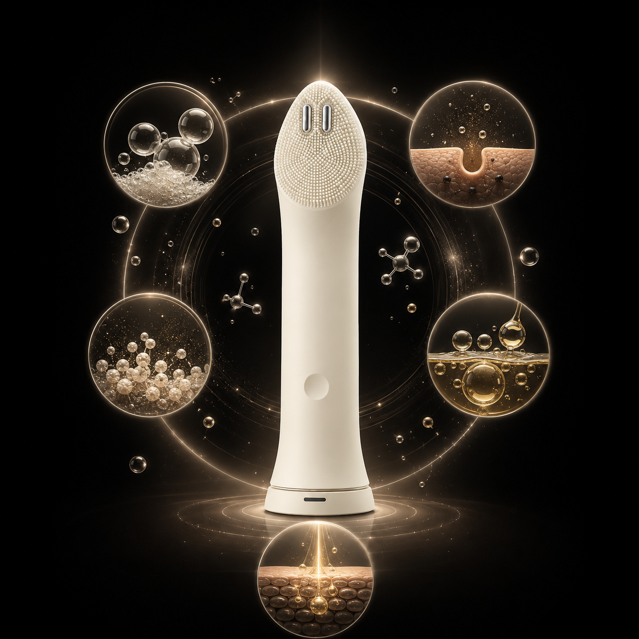 Medicube AGE-R Booster Cleanser Head (Beige) Beauty Device