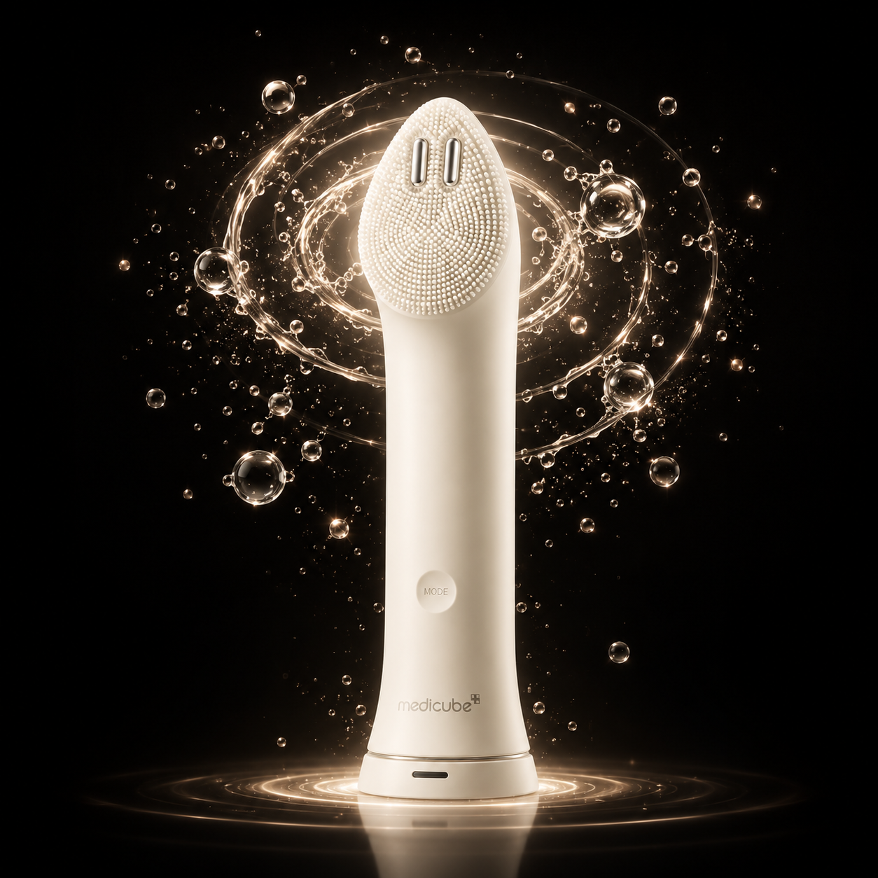 Medicube AGE-R Booster Cleanser Head (Beige) Beauty Device