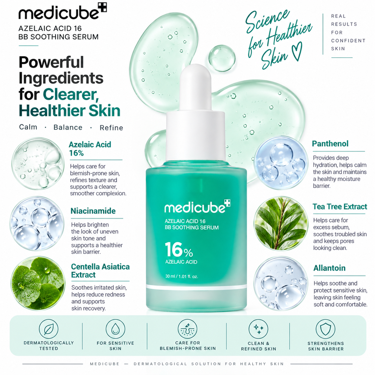 Medicube AZELAIC ACID 16 BB SOOTHING SERUM 30ml