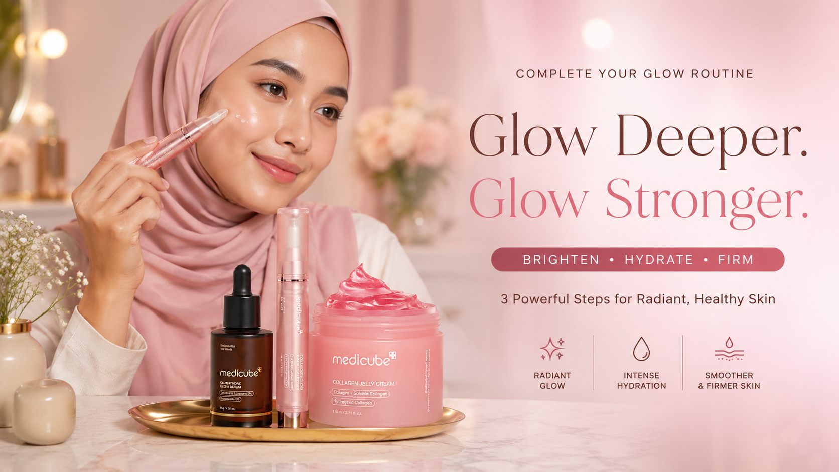 Medicube Age-R Firming Glow Set – 3-Piece Korean Skincare Routine