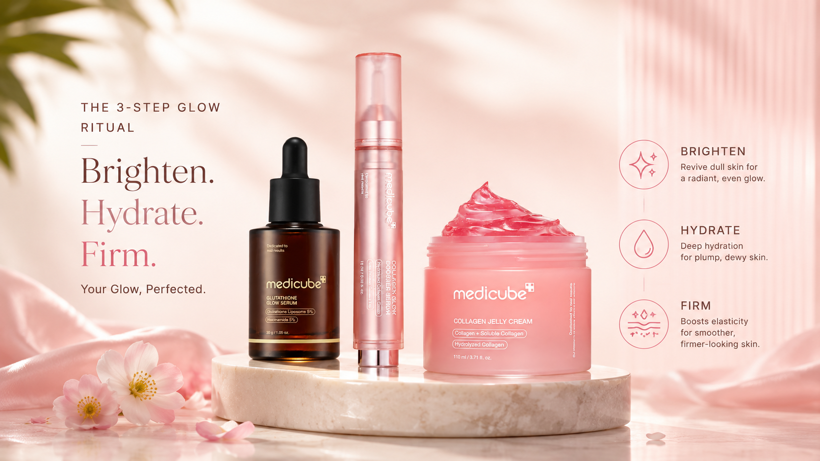 Medicube Age-R Firming Glow Set – 3-Piece Korean Skincare Routine