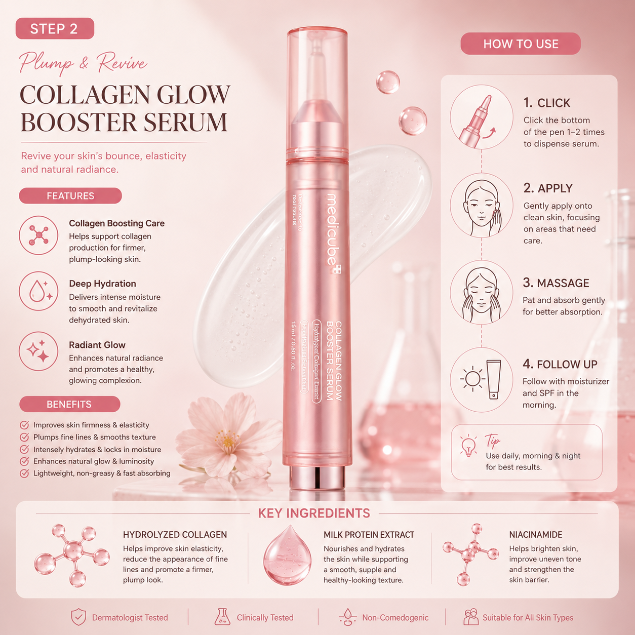 Medicube Age-R Firming Glow Set – 3-Piece Korean Skincare Routine