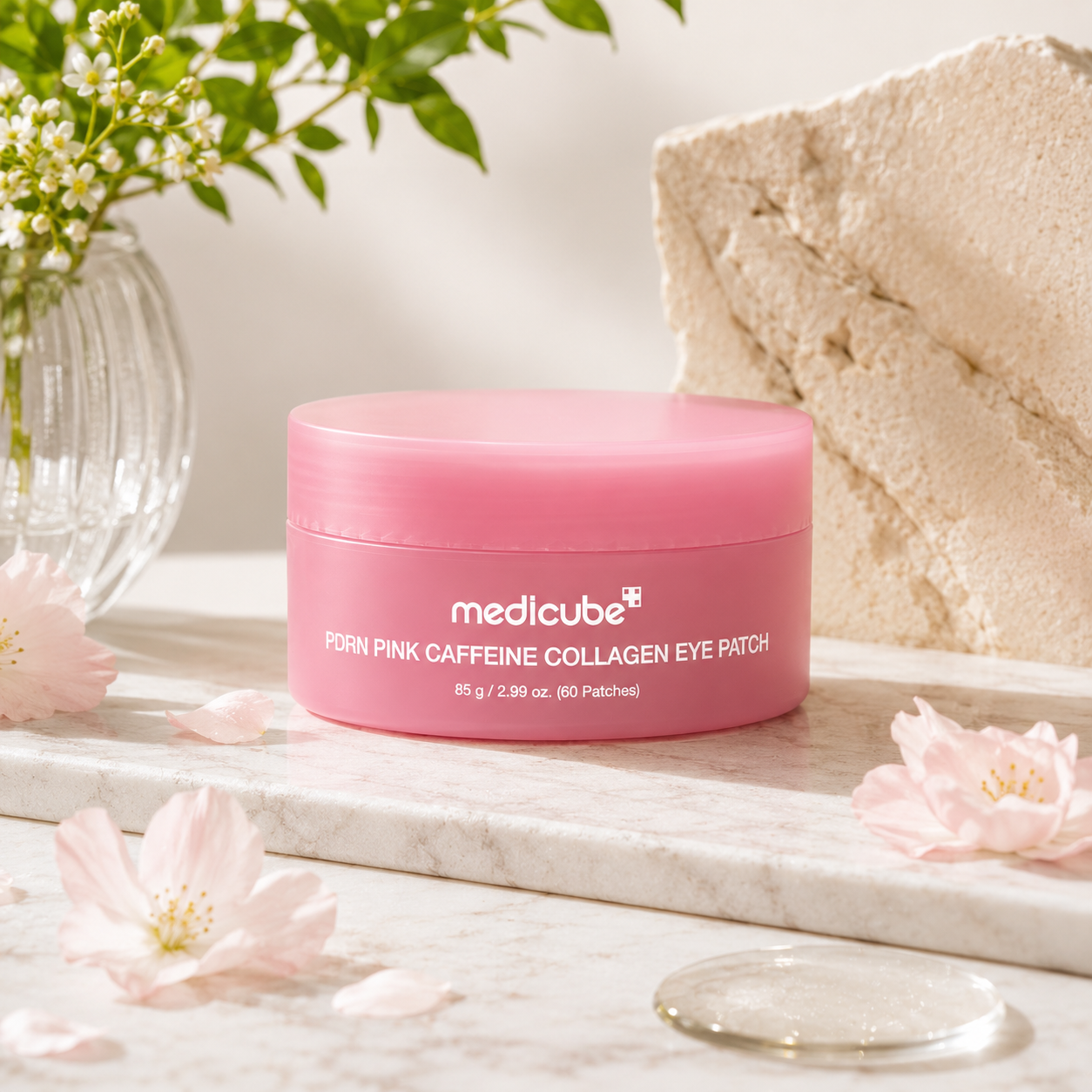 Medicube PDRN Pink Caffeine Collagen Eye Patch 60pcs