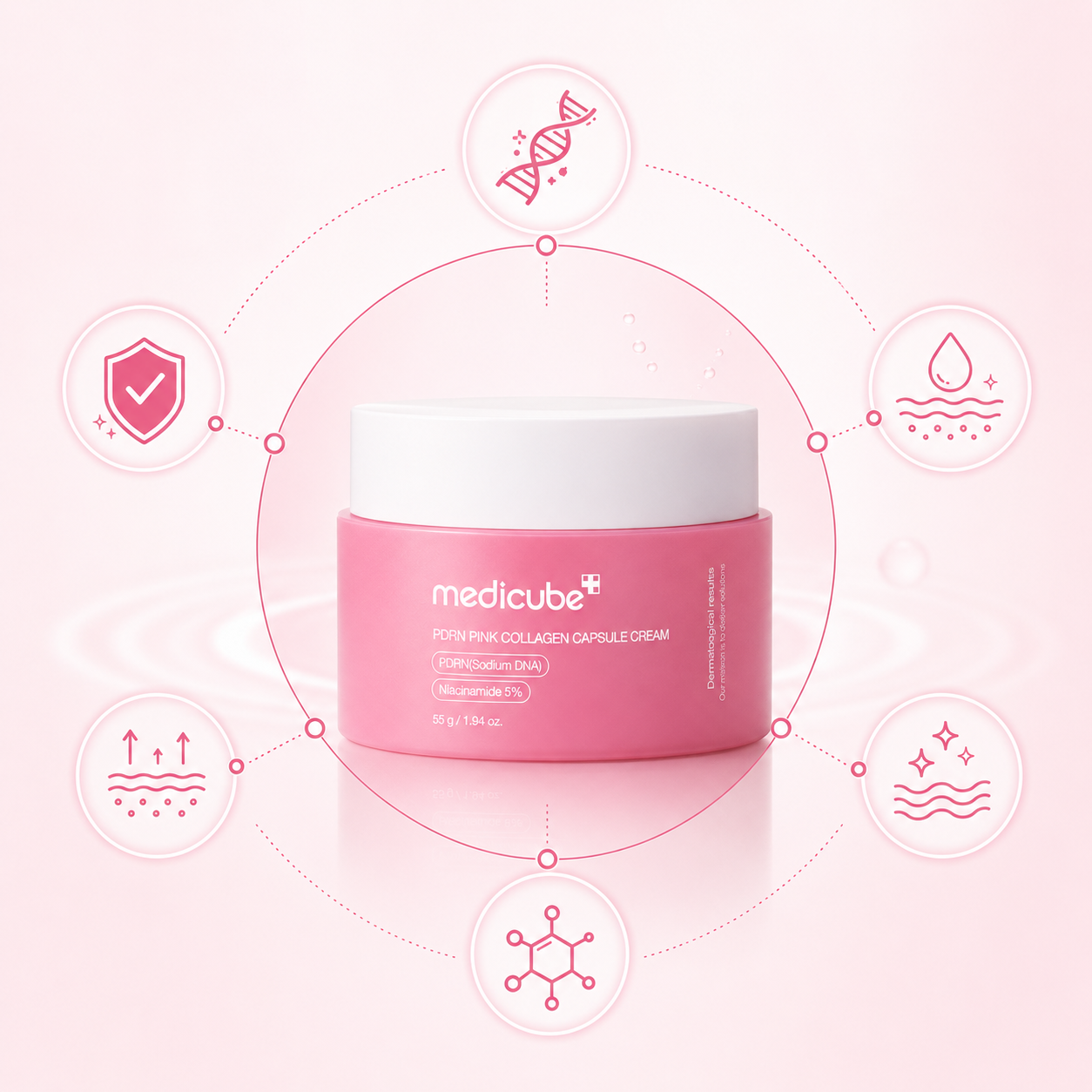 Medicube PDRN Pink Collagen Capsule Cream 55g