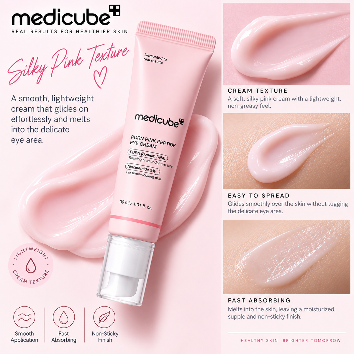 Medicube PDRN Pink Peptide Eye Cream 30ml
