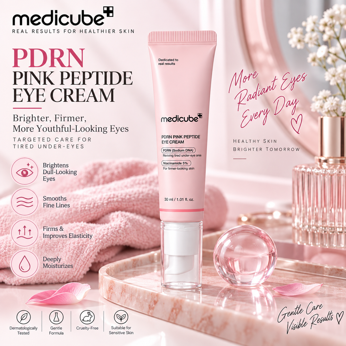 Medicube PDRN Pink Peptide Eye Cream 30ml