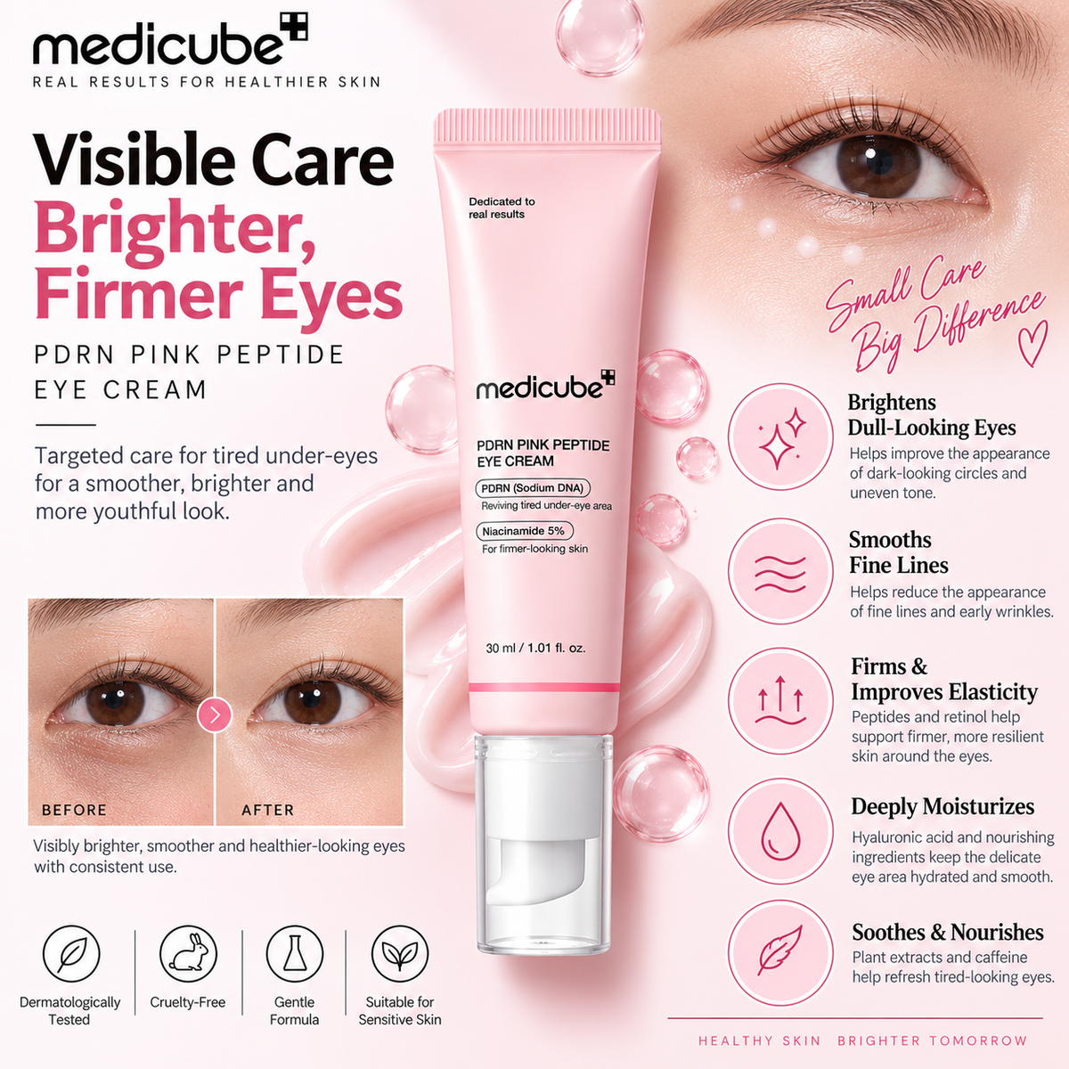 Medicube PDRN Pink Peptide Eye Cream 30ml