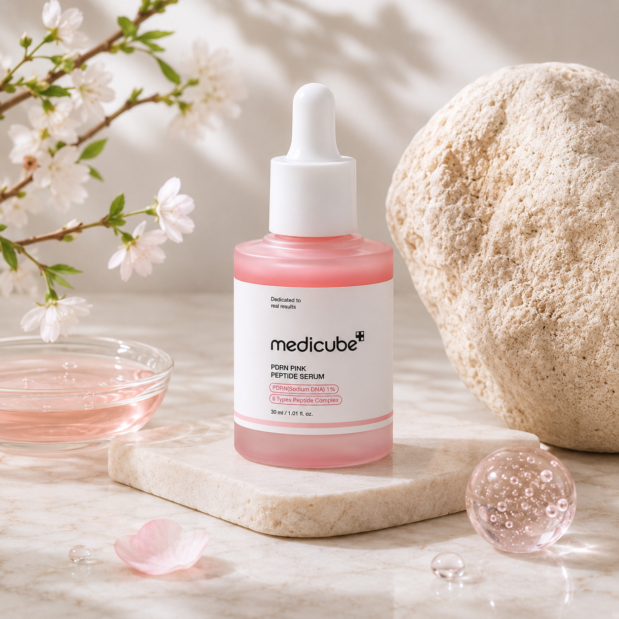 Medicube PDRN Pink Peptide Serum Ultra Light 30ml