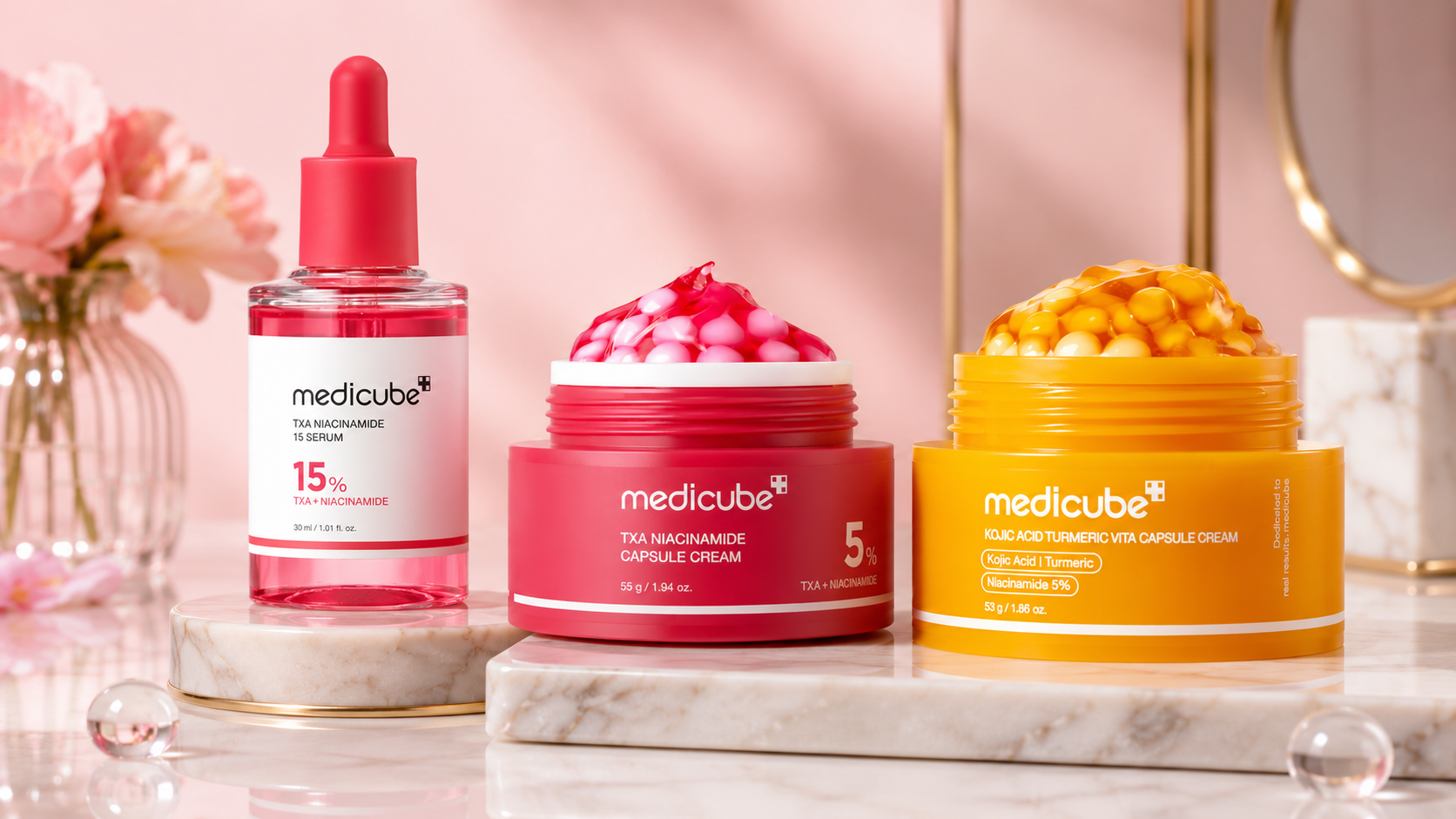 Medicube TXA Niacinamide Brightening Set – 3-Piece Korean Skincare Routine