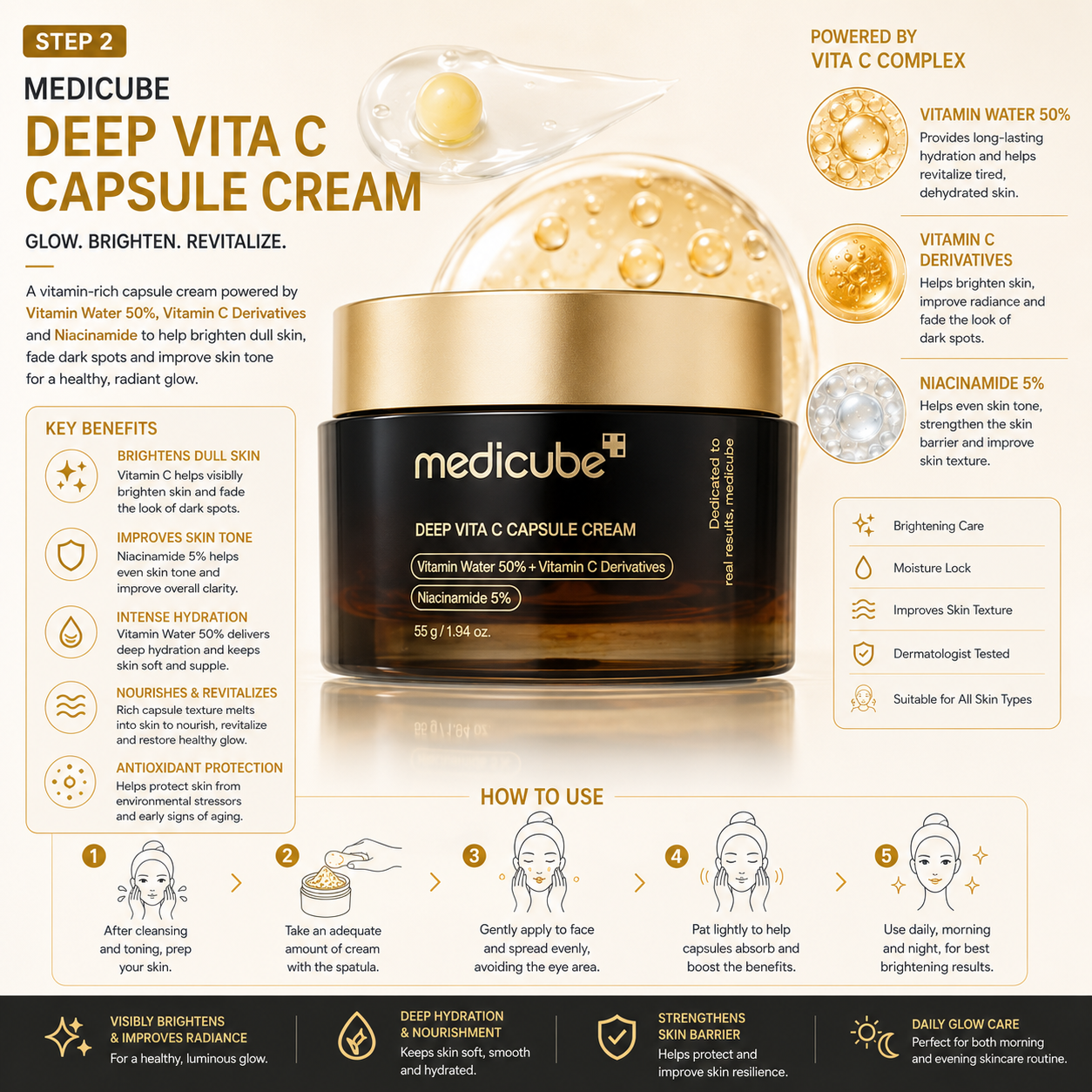 Medicube Vitamin C Glow Set – 3-Piece Korean Skincare Routine