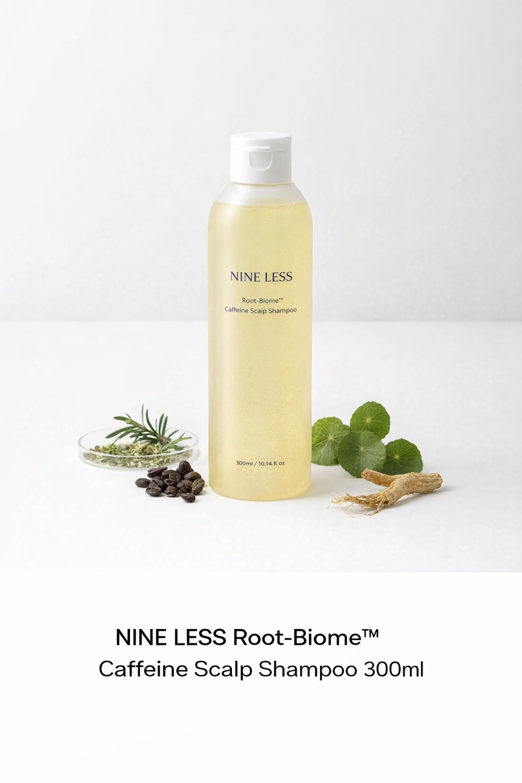 NINE LESS Root-Biome™ Caffeine Scalp Shampoo 300ml