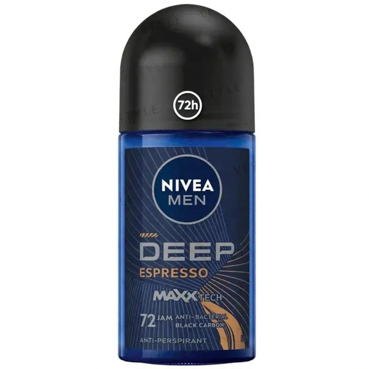 NIVEA Men Deep Espresso Anti-Perspirant Deodorant Roll-On, 50ml