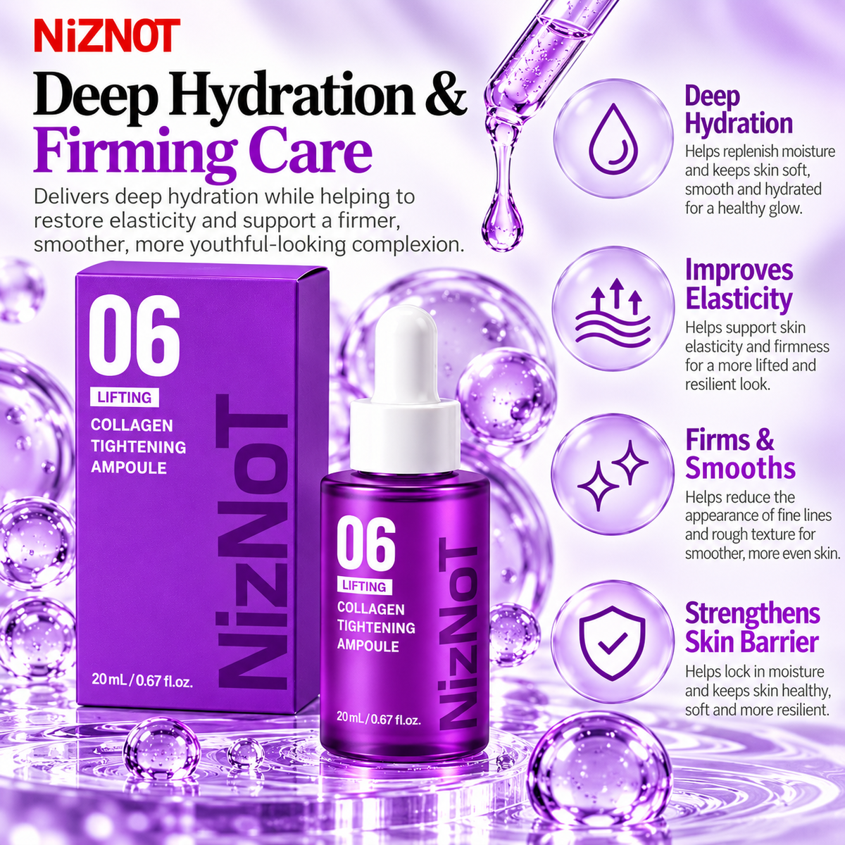 NIZNOT 06 Lifting Collagen Tightening Ampoule 20 ml