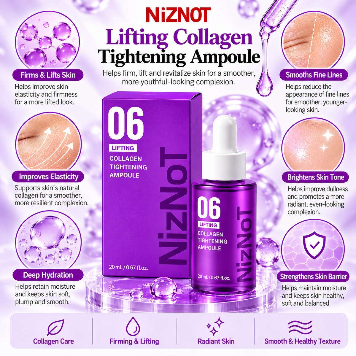NIZNOT 06 Lifting Collagen Tightening Ampoule 20 ml