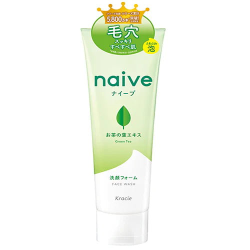 Naive Facial Cleansing Foam (Green Tea) 130g
