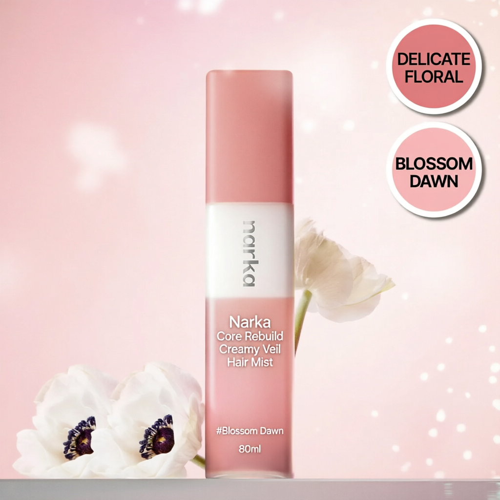 Narka Core Rebuild Creamy Veil Hair Mist #Blossom Dawn 80ml