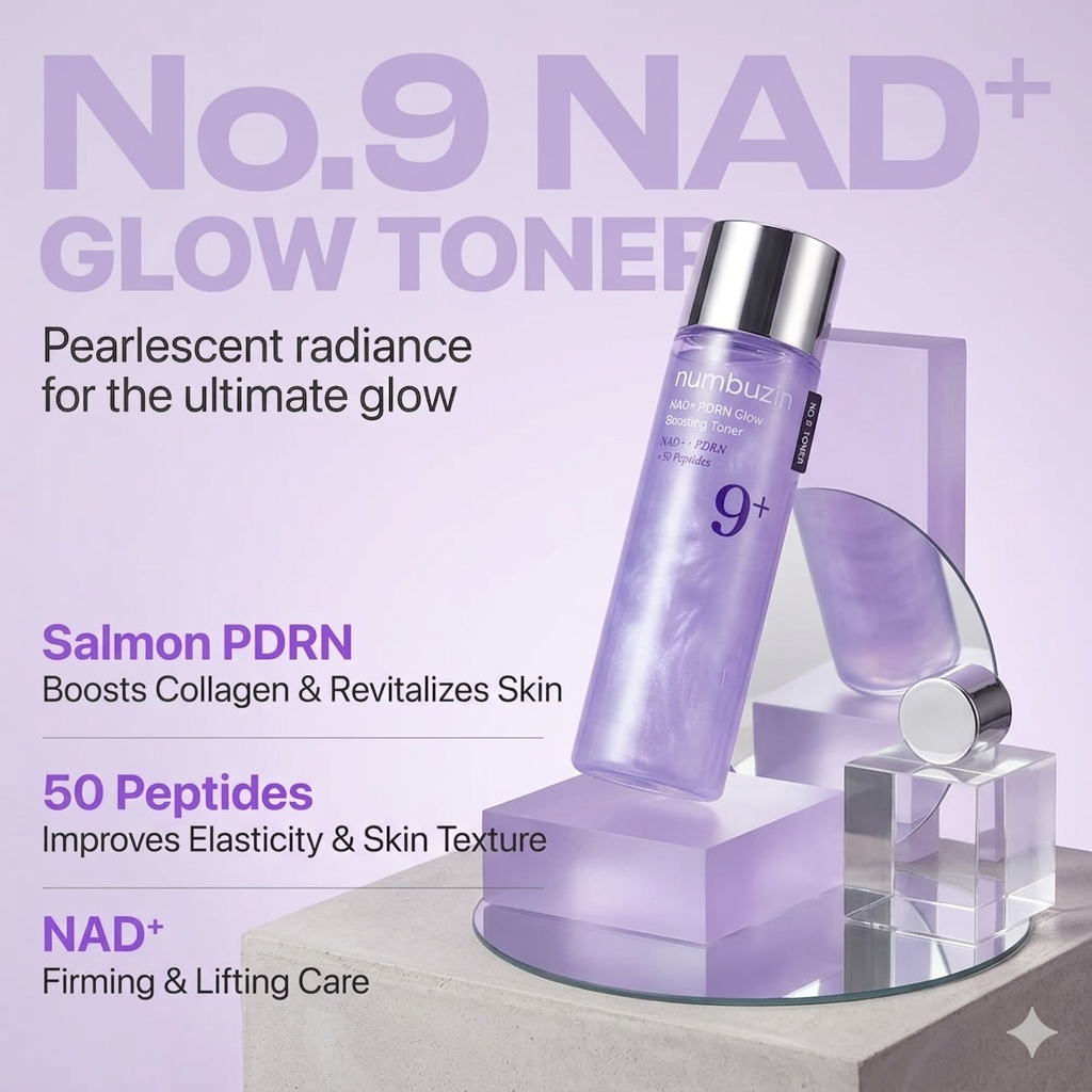 Numbuzin No.9 NAD PDRN Glow Boosting Toner 150ml