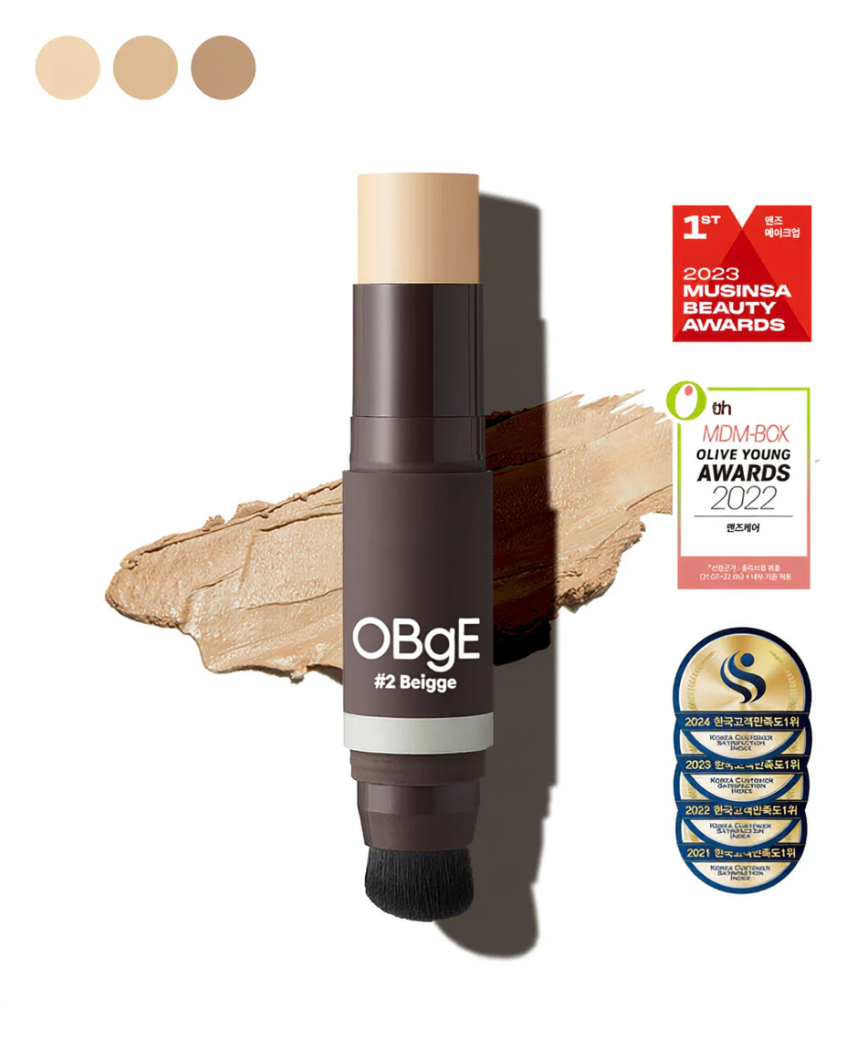 OBgE Natural Cover Foundation #2 Beige
