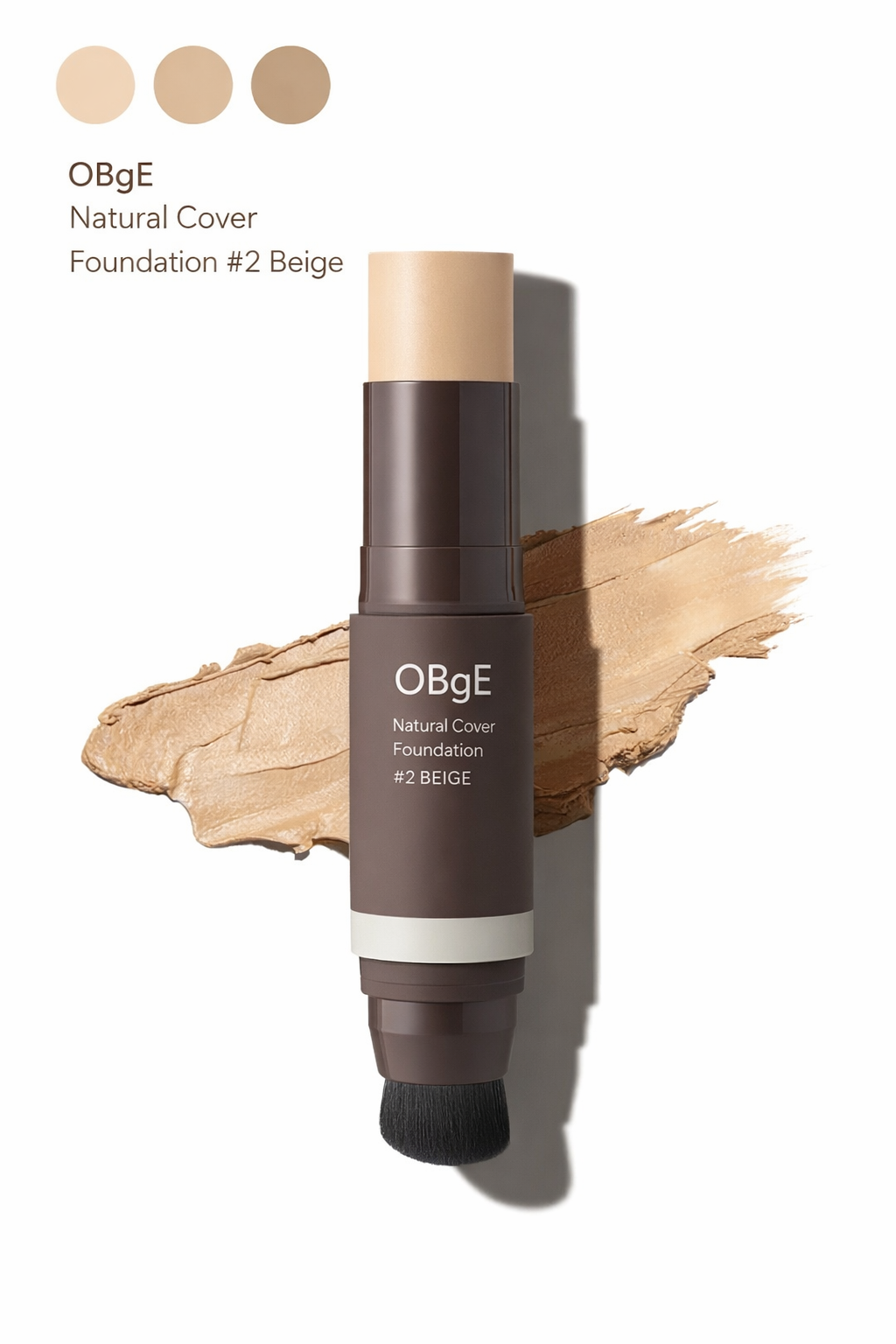 OBgE Natural Cover Foundation #2 Beige