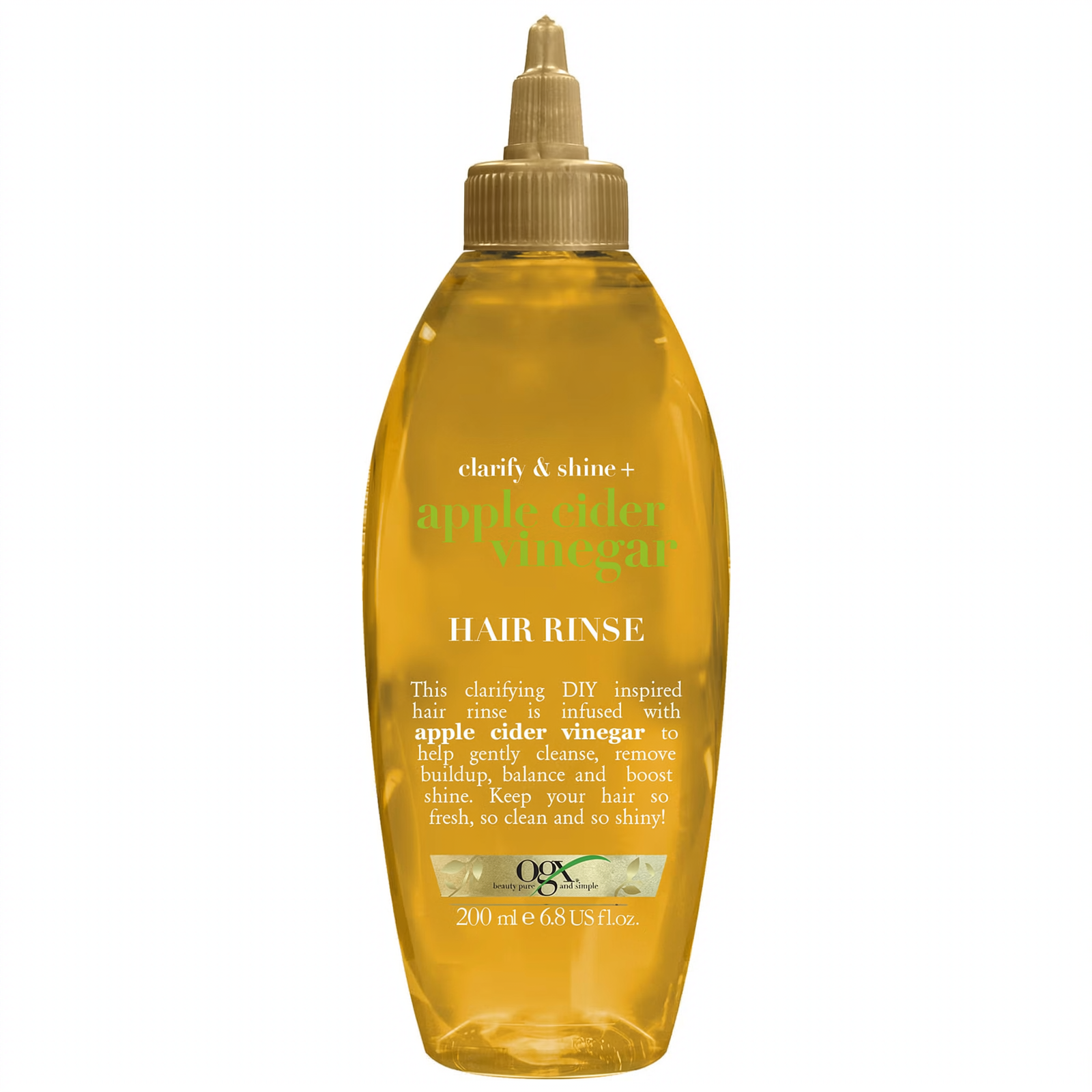 OGX Beauty Clarify & Shine+ Apple Cider Vinegar Hair Rinse 200ml