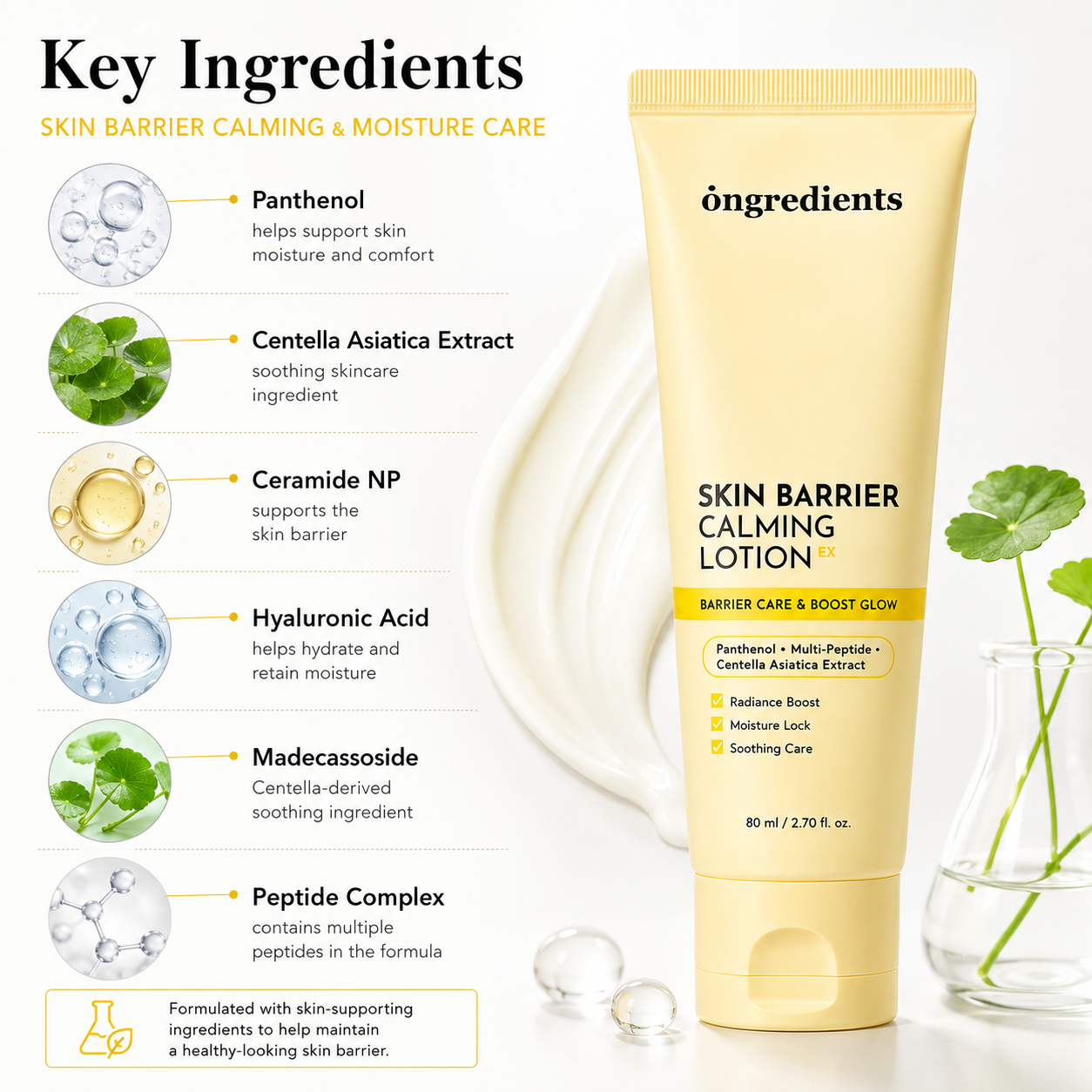 Ongredients Skin Barrier Calming Lotion 80 ml