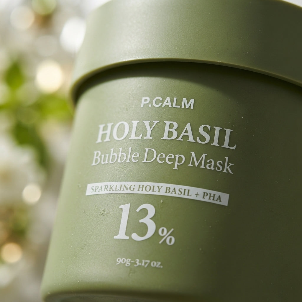 P.CALM Holy Basil Bubble Deep Mask 90g
