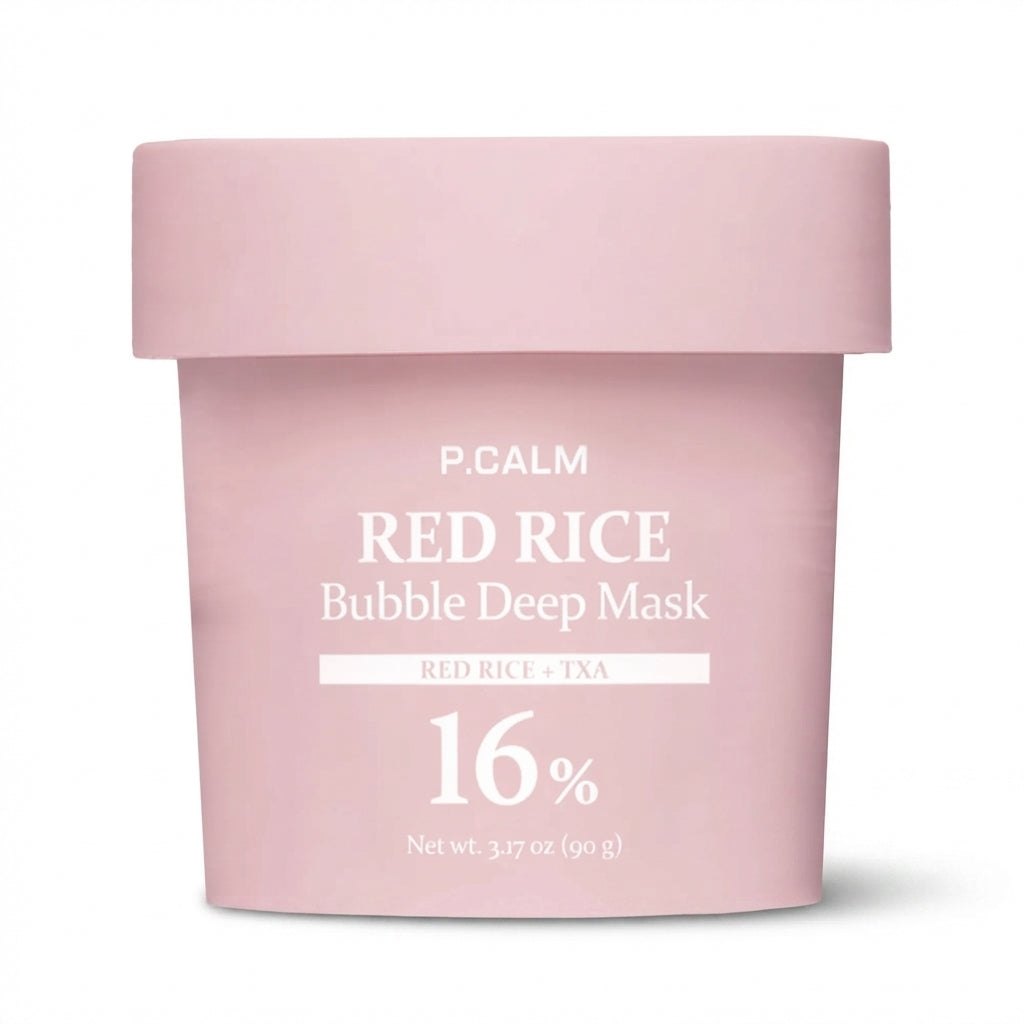 P.CALM Red Rice Bubble Deep Mask 90g