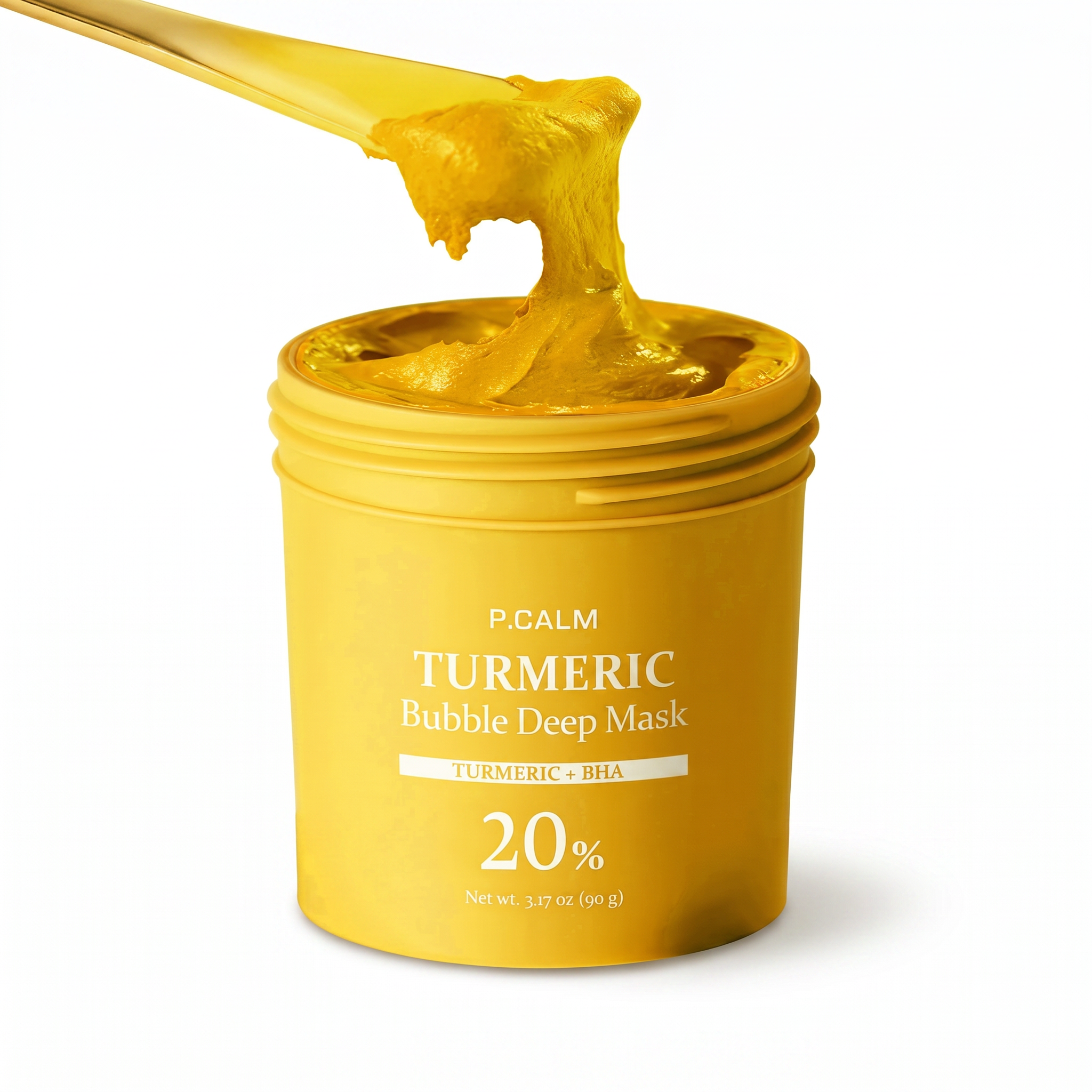 P.CALM Turmeric Bubble Deep Mask 90g