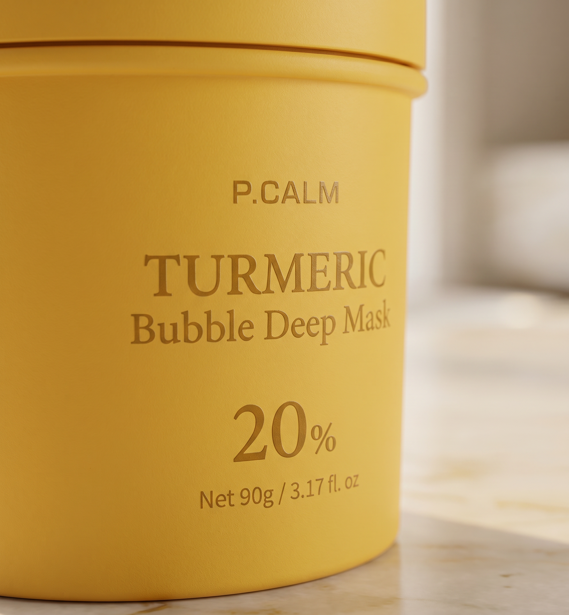 P.CALM Turmeric Bubble Deep Mask 90g