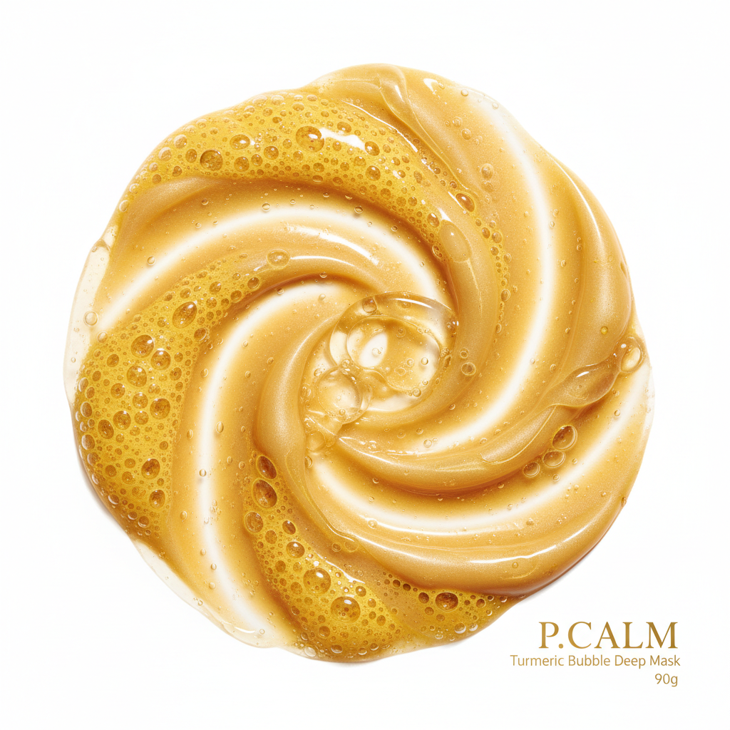 P.CALM Turmeric Bubble Deep Mask 90g