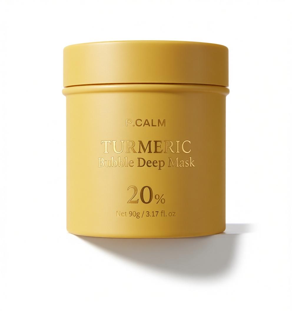 P.CALM Turmeric Bubble Deep Mask 90g
