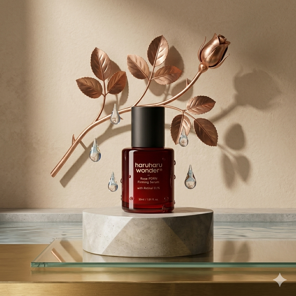 Haruharu Wonder Rose PDRN Firming Serum with Retinal 0.1% 30ml